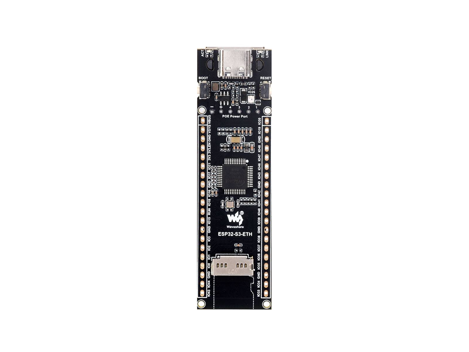 Waveshare ESP32-S3 ETH Development Board, 10/100Mbps RJ45