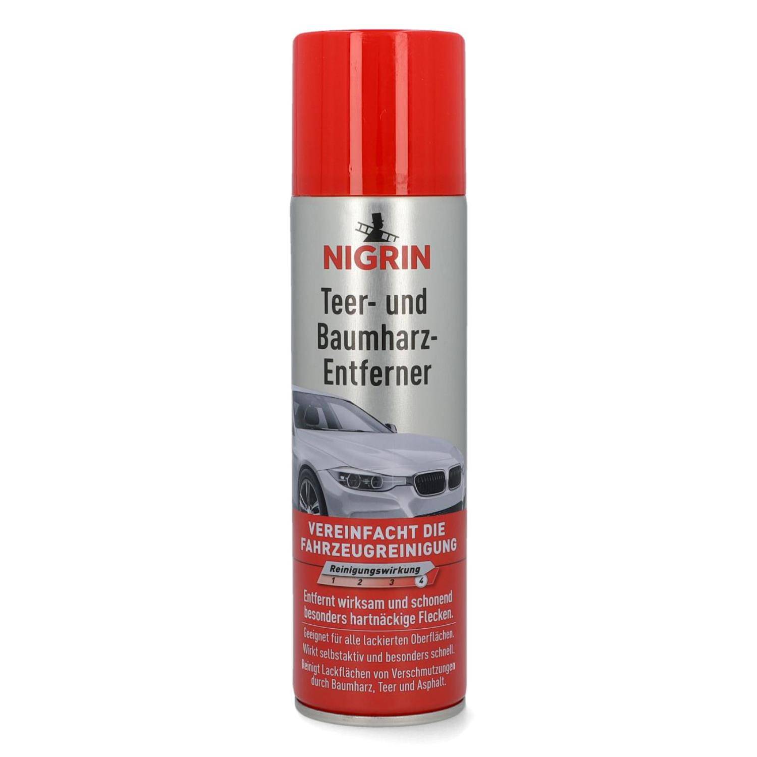 Nigrin Teer-Entferner + Baumharz-Entferner Reinigung Selbstaktiver Reiniger Auto