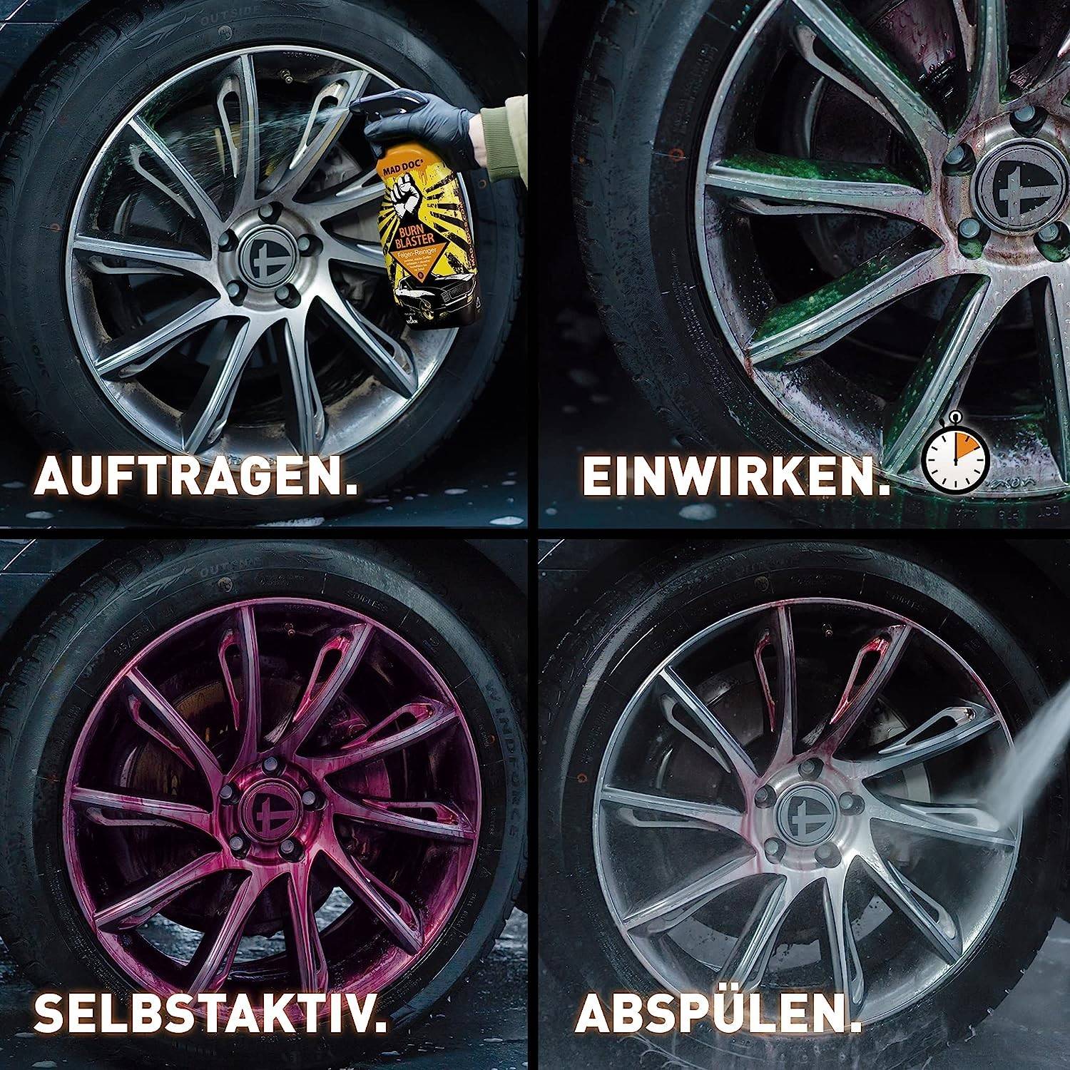 Nigrin MAD DOCs Felgen-Reiniger 3L Kanister Selbstaktiv Felgen-Reinigung Pflege