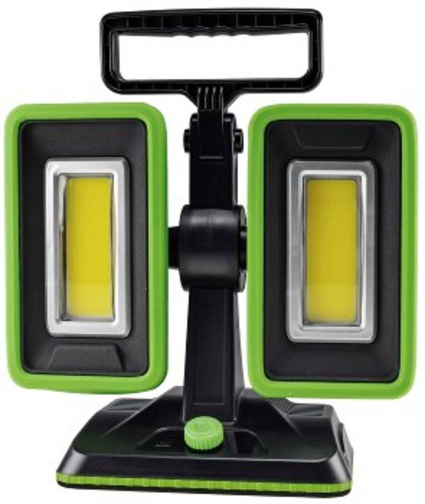 ChiliTec 23605 LED Baustrahler mit Akku "BSA-60 duo" 2x30W, 5600lm, 4500K / neutralweiß