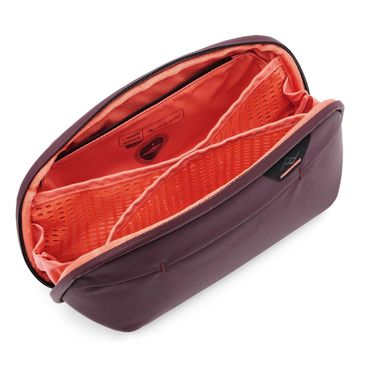 Peak Design Wash Pouch 1L Kosmetiktasche Small - Eclipse (Weinrot)