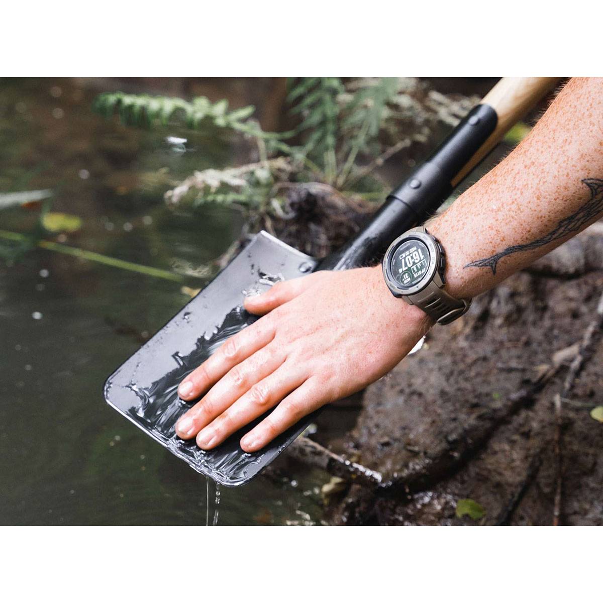 Böker Plus Shovel M1874 Spaten - Schwarz/Braun