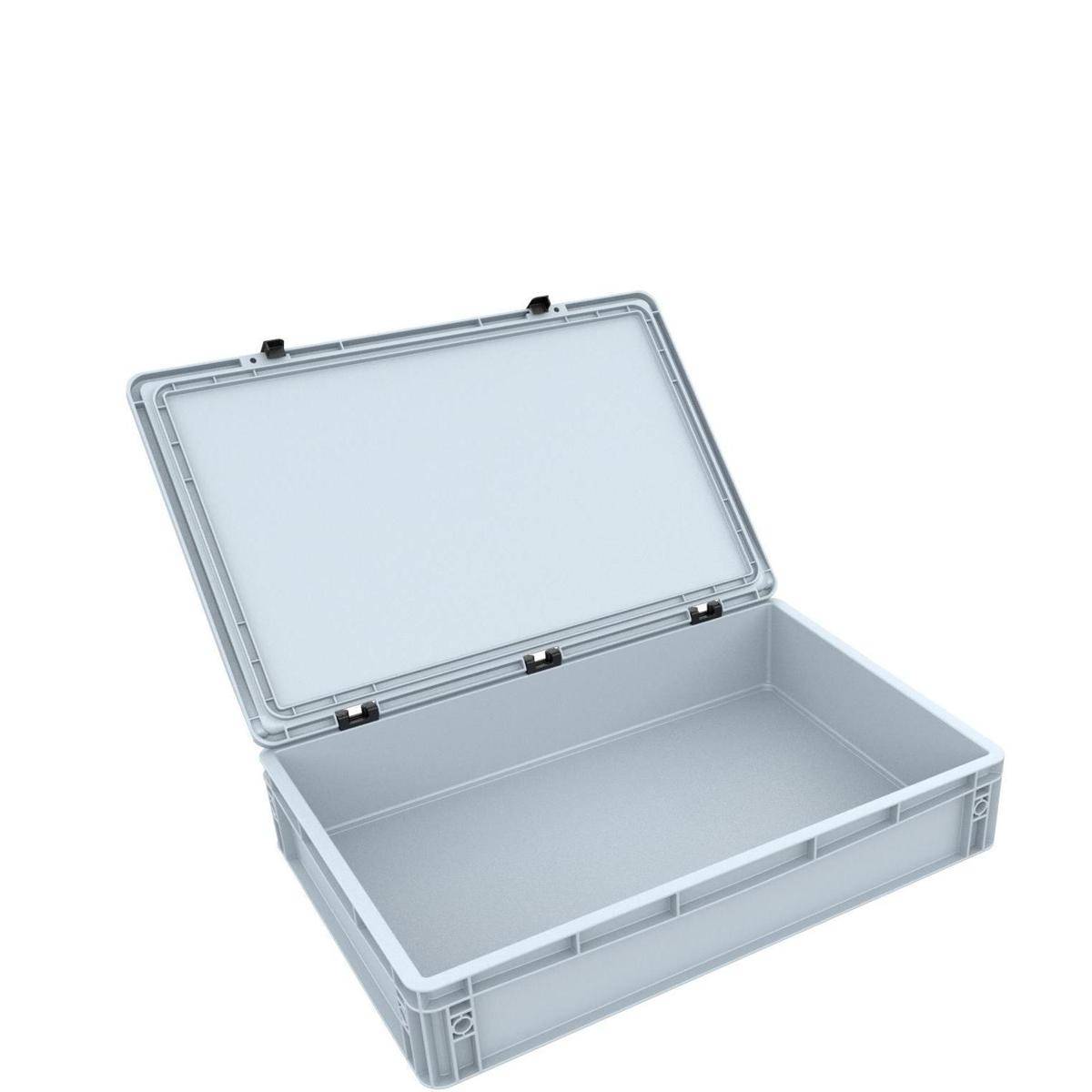 DSEB115 - DSEB115 Eurobehälter / Euro Box mit Scharnierdeckel ED 64/12 HG