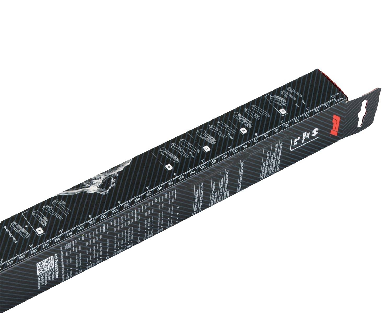 Formula 1 F1 Wischerblatt 580mm Scheibenwischer 23" Flachbalkenwischer Spoiler