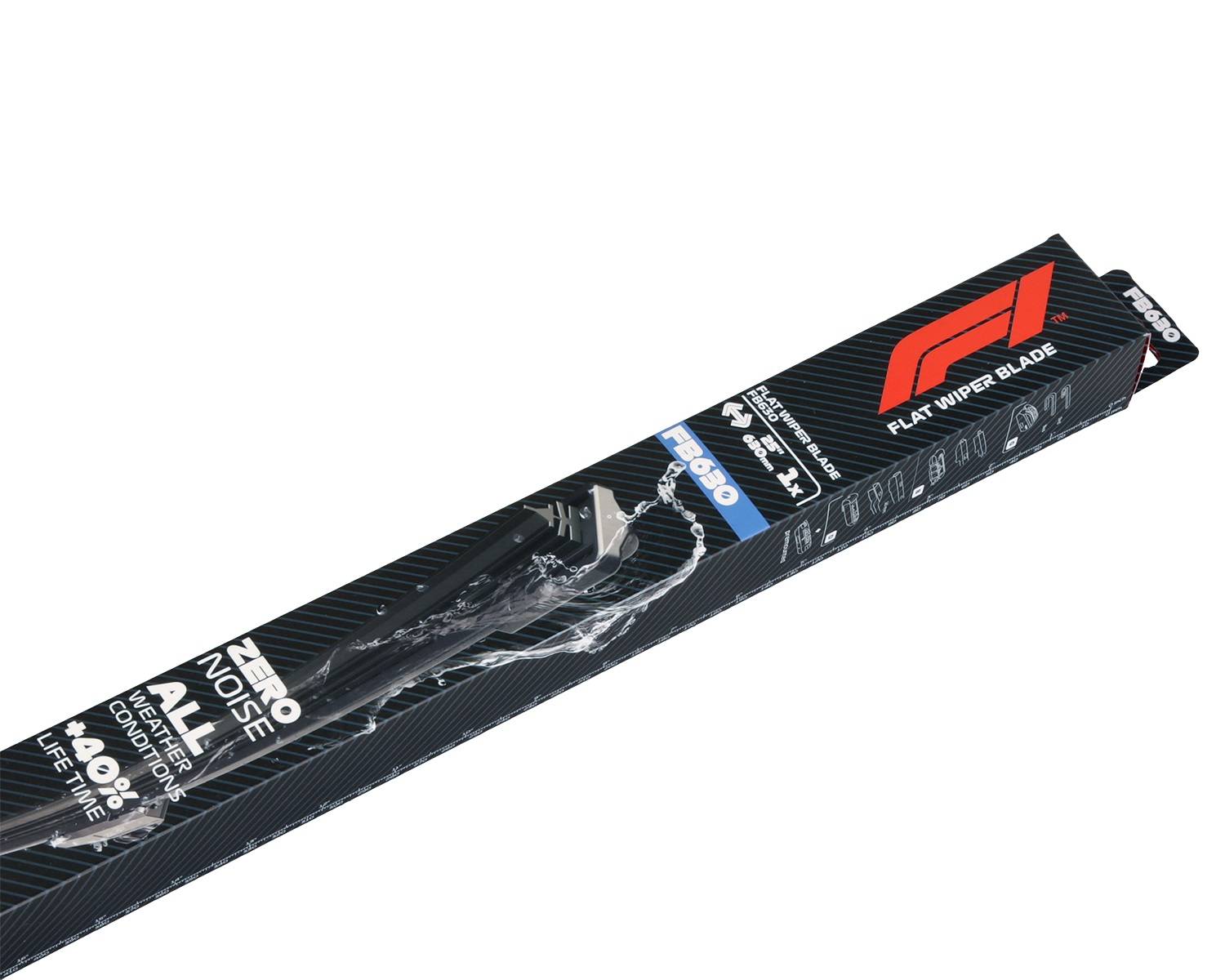 Formula 1 F1 Wischerblatt 630mm Scheibenwischer 25" Flachbalkenwischer Spoiler