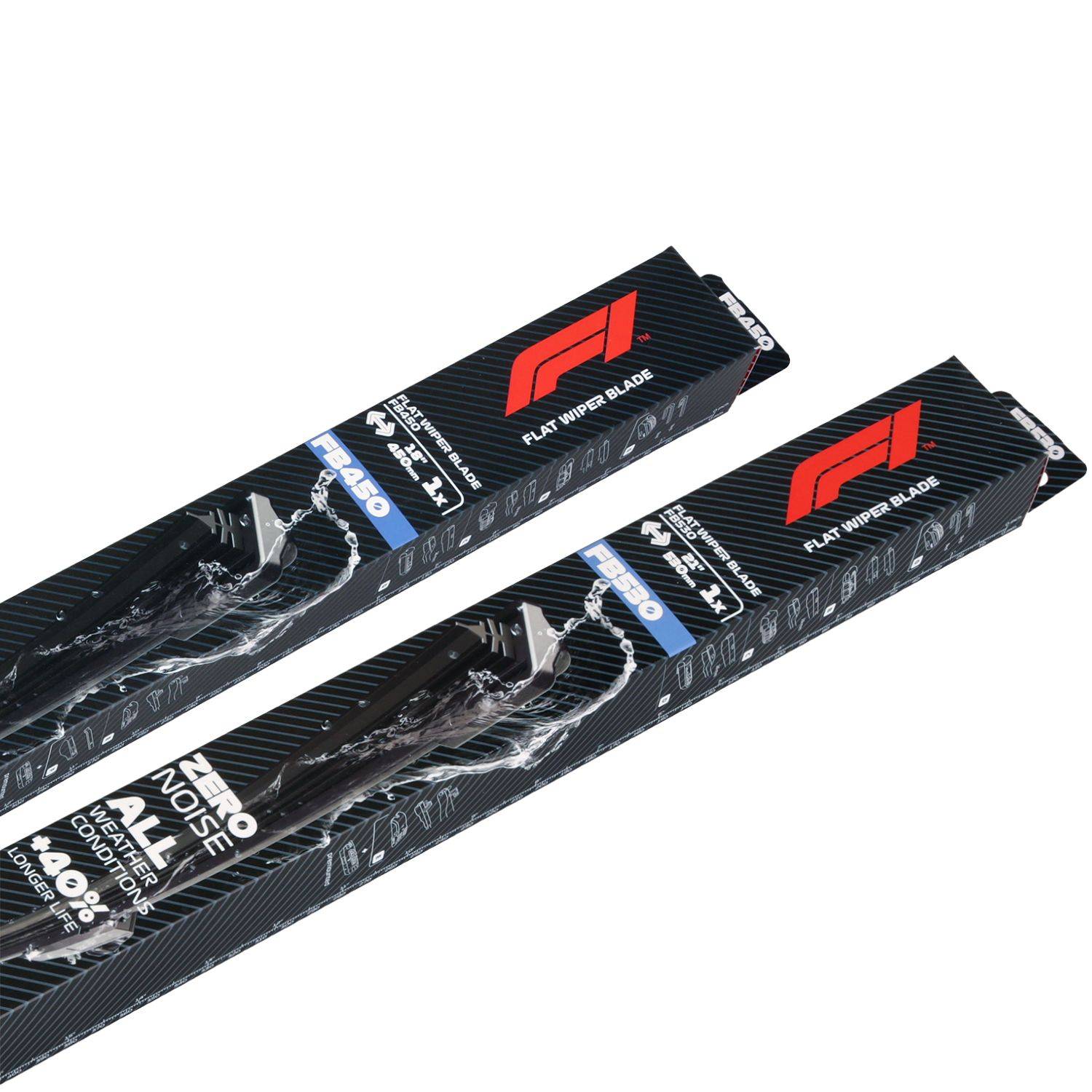 F1 Set Scheibenwischer Vorne für Renault Cllio II Suzuki Swift IV III II Baleno