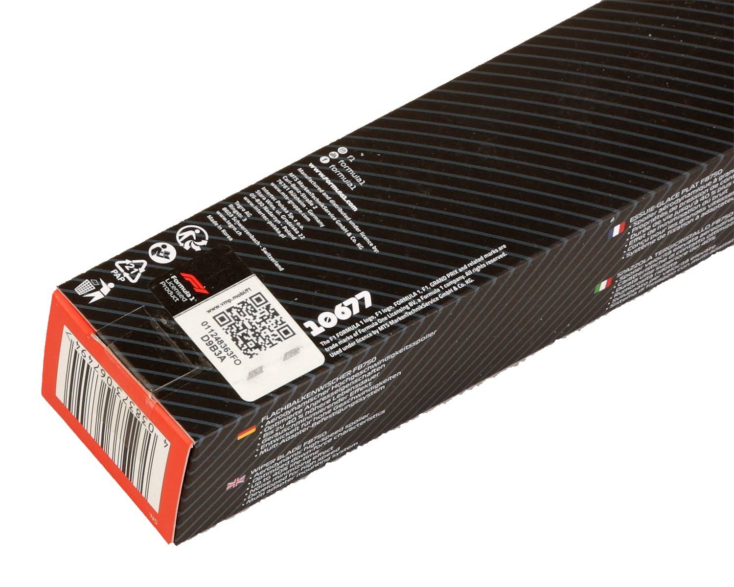 Formula 1 F1 Wischerblatt 750mm Scheibenwischer 30" Flachbalkenwischer Spoiler