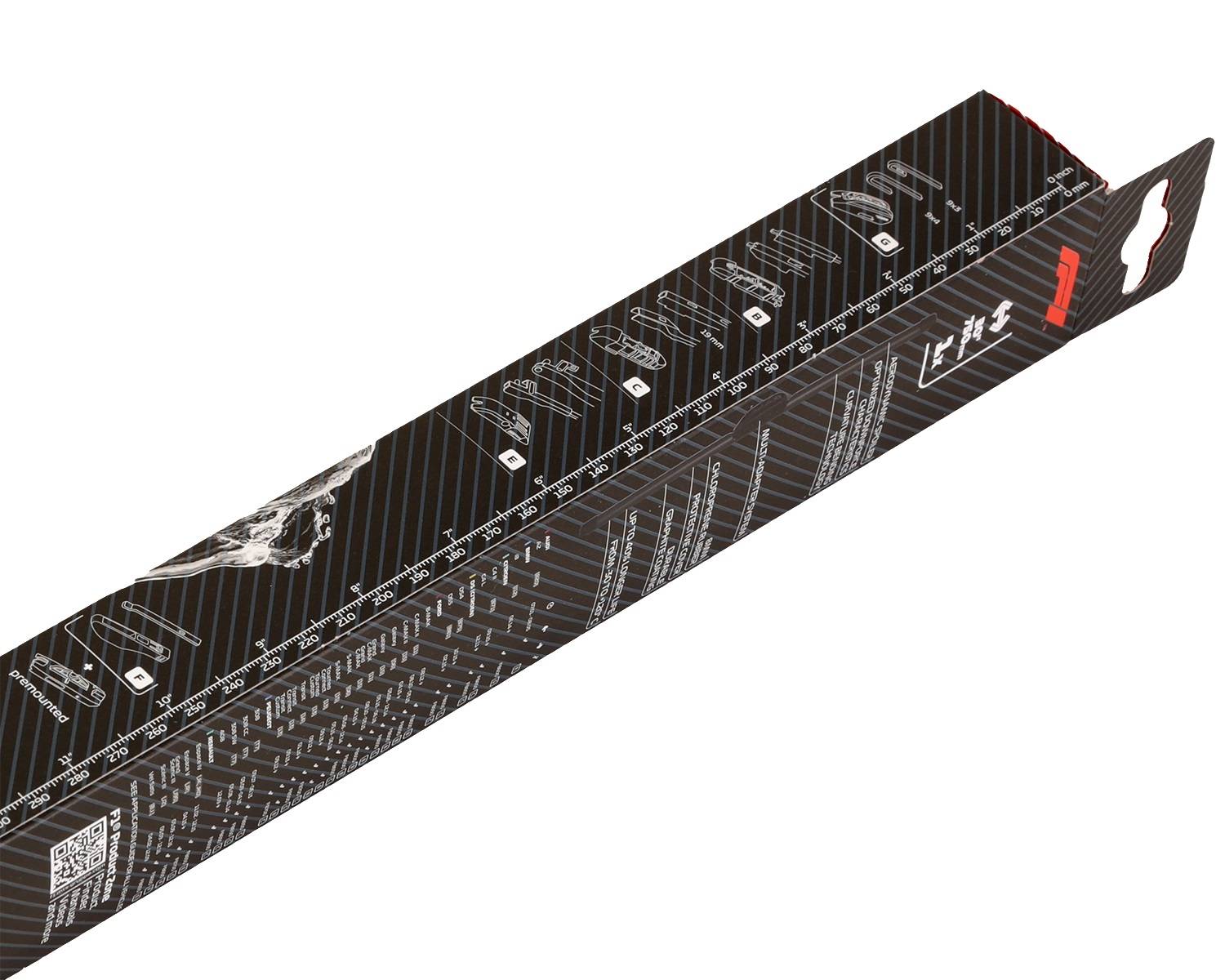 Formula 1 F1 Wischerblatt 750mm Scheibenwischer 30" Flachbalkenwischer Spoiler