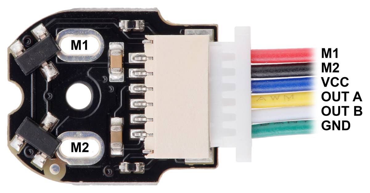 Pololu JST SH-Style Kabel für Micro Metal Gearmotor Encoders, 6-Pin, Single-Ended Female, 12cm