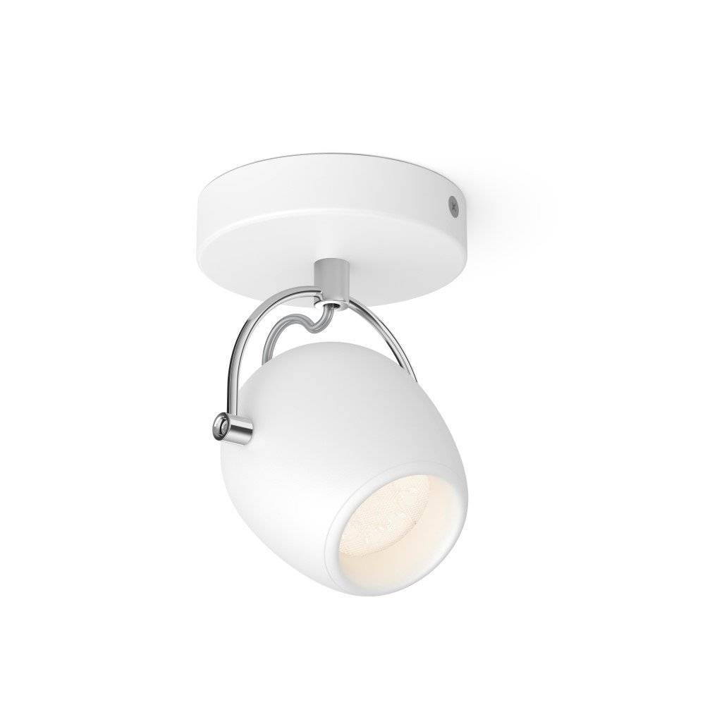 Philips LED Deckenleuchte 1 Spot Light 4,3W weiß 430lm Aufbauleuchte 36° Rivano Warmweiß 2700K