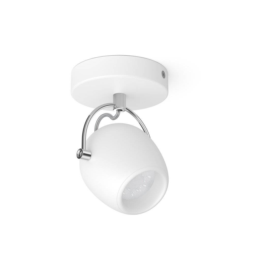 Philips LED Deckenleuchte 1 Spot Light 4,3W weiß 430lm Aufbauleuchte 36° Rivano Warmweiß 2700K