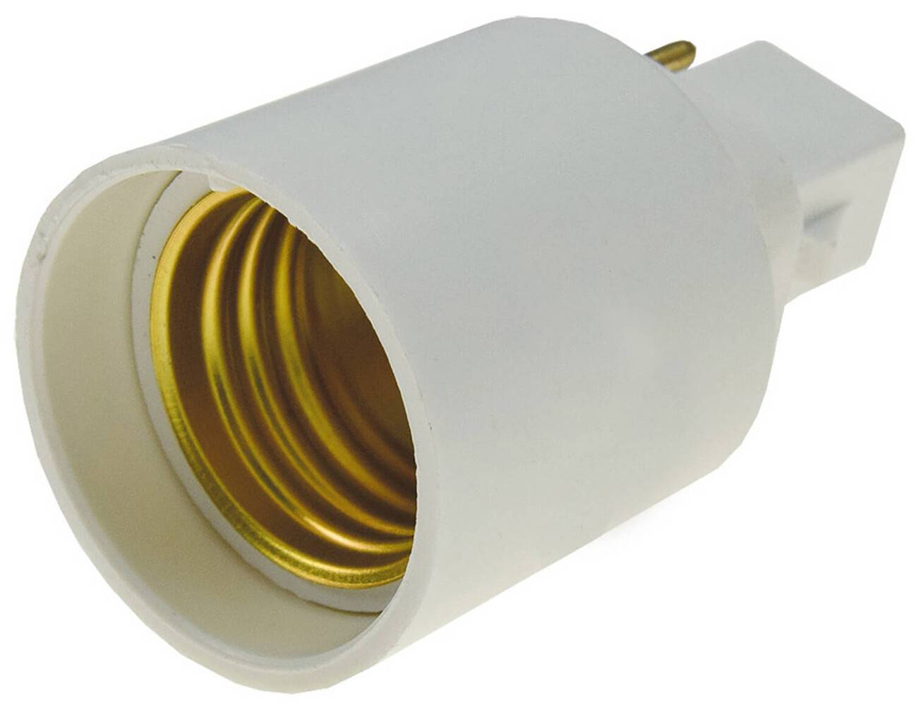 ChiliTec 22467 Lampensockel-Adapter, Kunststoff G24 auf E27, G24 universal d1,d2,d3
