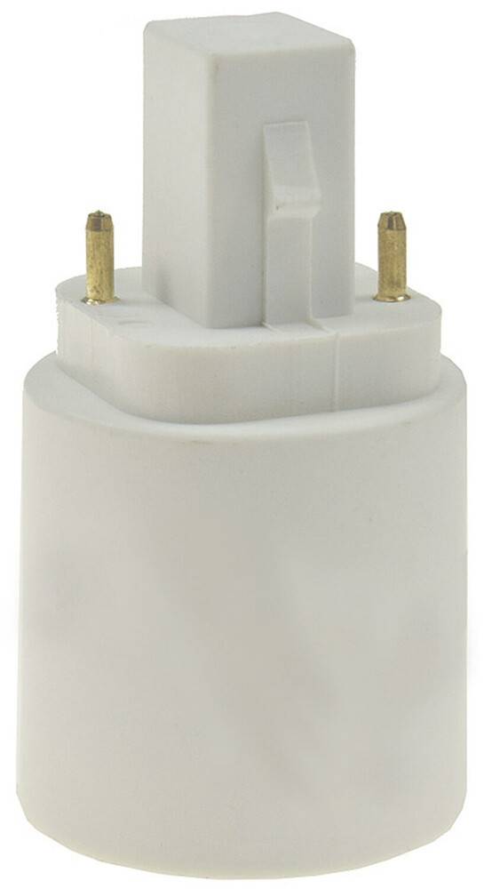 ChiliTec 22467 Lampensockel-Adapter, Kunststoff G24 auf E27, G24 universal d1,d2,d3