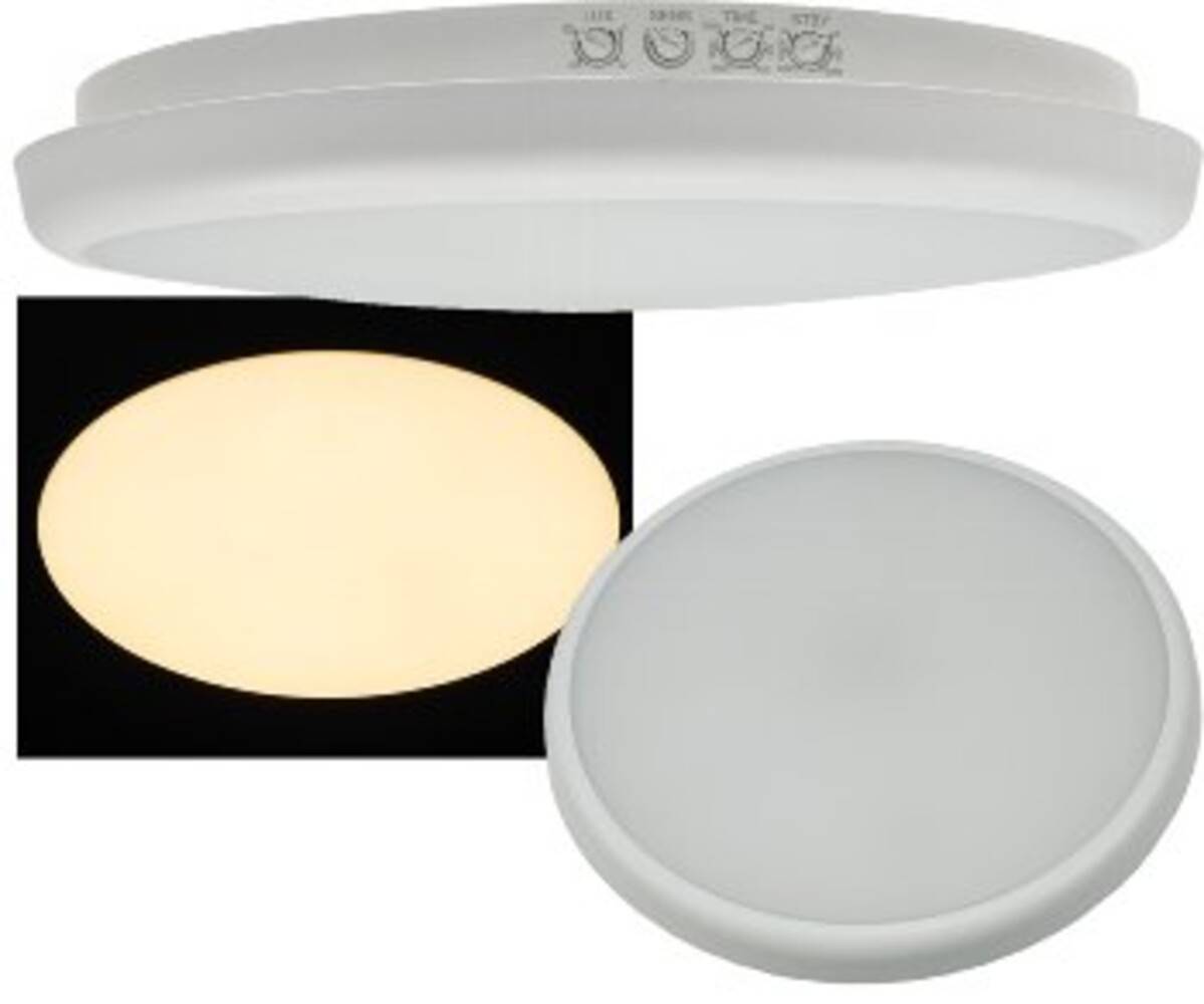 ChiliTec 22752 LED Deckenleuchte "SALAO 16 WW" IP54, 16W, 1500lm, 3000K, HF-Bewegungsm.