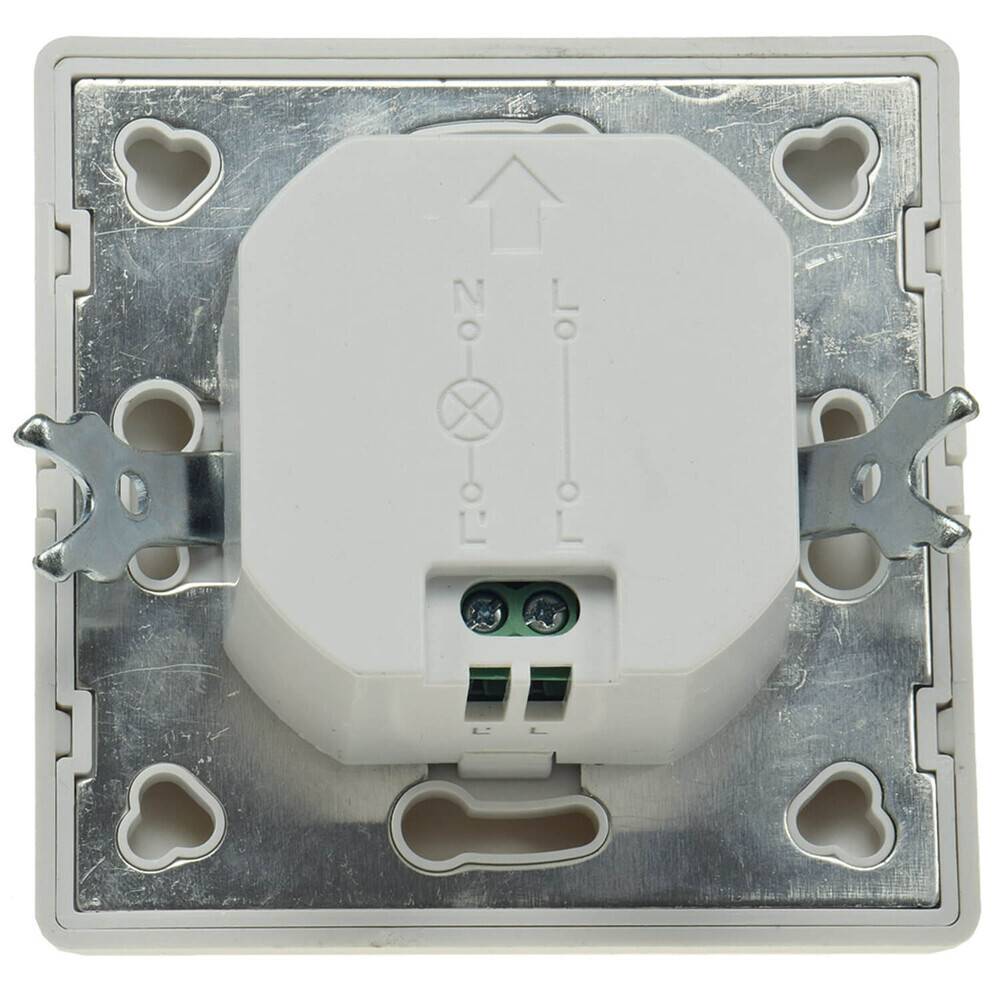 ChiliTec 22643 Unterputz PIR-Bewegungsmelder 180° LED geeignet, 2-Draht Technik, weiß