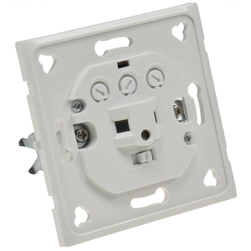 ChiliTec 22643 Unterputz PIR-Bewegungsmelder 180° LED geeignet, 2-Draht Technik, weiß