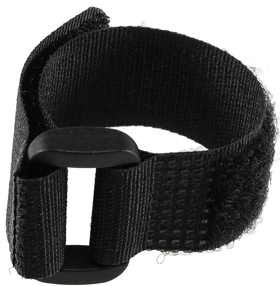 ChiliTec 22712 Klettband mit Öse, 5er Pack 15x2cm, schwarz
