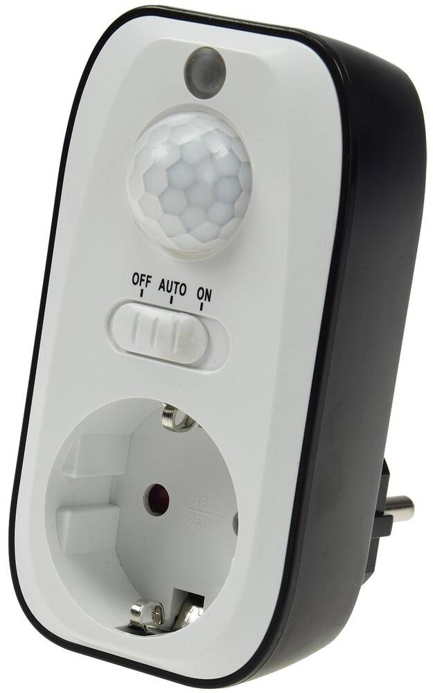 ChiliTec 22684 Zwischenstecker mit Bewegungsmelder 8m Reichweite , 230V/1200W
