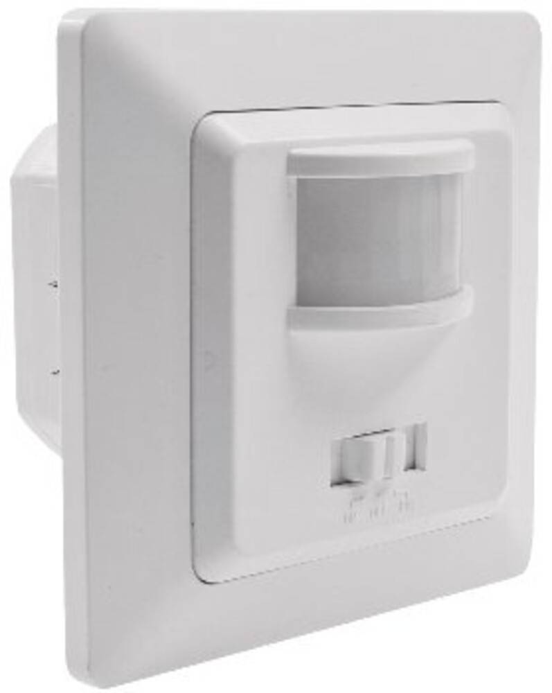 ChiliTec 22780 MILOS Bewegungsmelder 160°, weiß matt LED geeignet, 250V~, Unterputz, 3-Draht