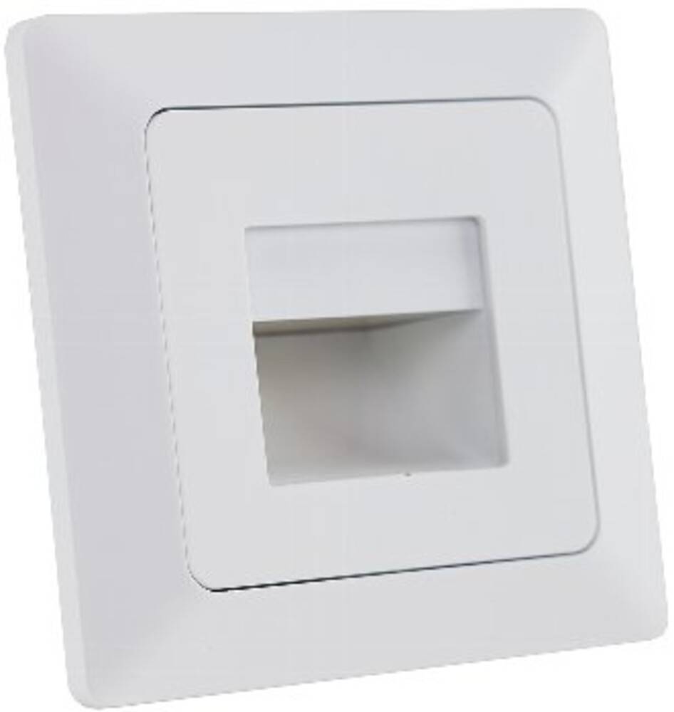 ChiliTec 22784 MILOS LED-Einbauleuchte "COB" weiß matt 80x80mm, 3000k, warmweiß, 55Lumen