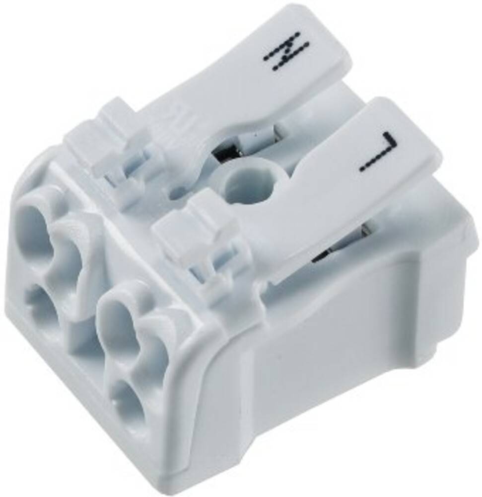 ChiliTec 22815 Lüsterklemme, 2-polig mit Hebel 0,75-2,5mm², max. 16A