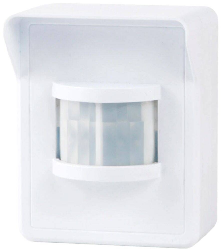 ChiliTec 23591 Funk-Klingel PIR Sensor "Pilota Porta" Bewegungsmelder, Batteriebetrieb, IP44
