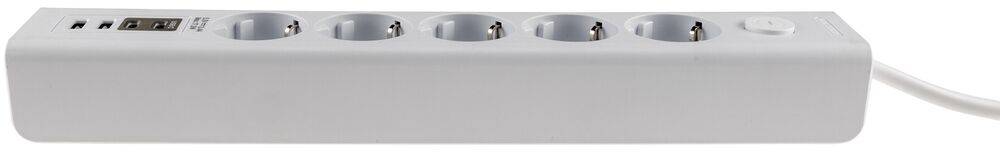 ChiliTec 23745 MILOS Schutzkontakt-Steckdose, Anthrazit 250V~/ 16A, mit Rahmen, Klemmanschluss