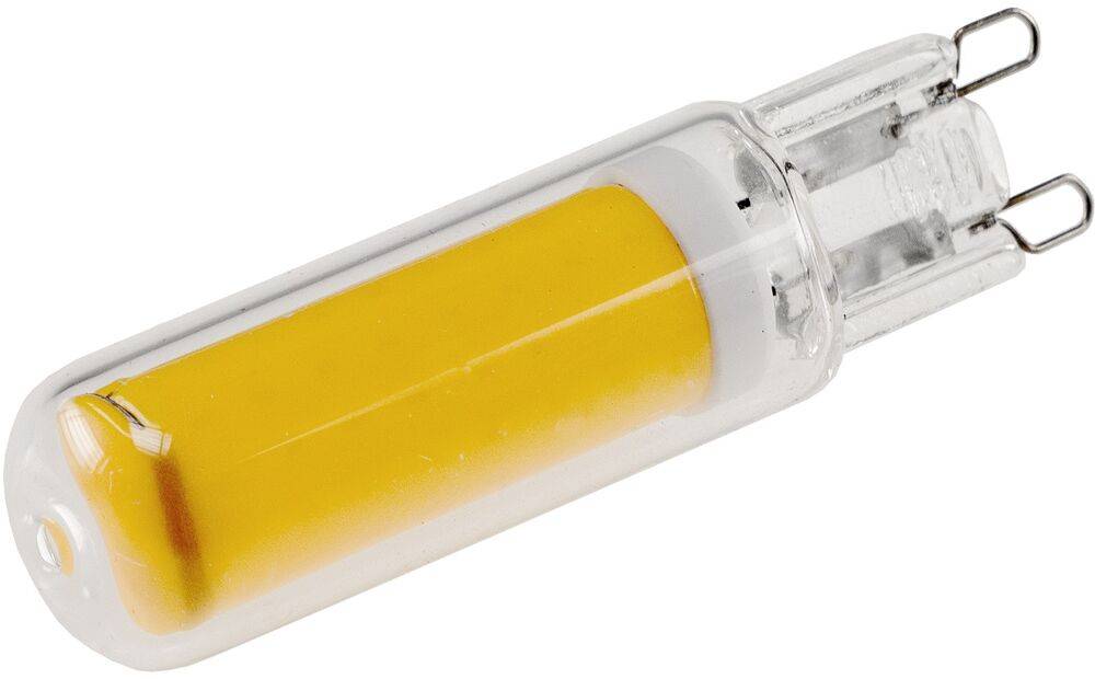 ChiliTec 23798 LED Stiftsockel G9, 4W, 480lm, dimmbar 330°, 230V, 3000k / warmweiß, Glas