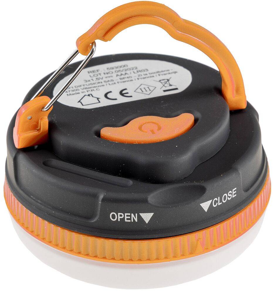 ChiliTec 23779 Mini Campingleuchte mit Batteriebetrieb ØxH 7x4cm, IP44