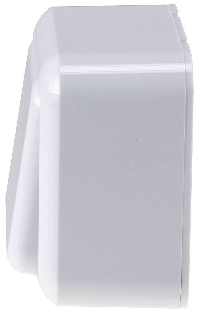 ChiliTec 23812 FASKO Wechsel-Schalter, AP, Weiß 250V~/ 10A, Aufputz, Schraubanschluss