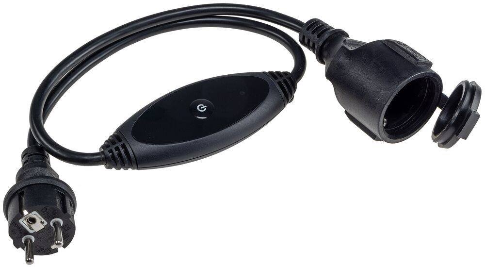 ChiliTec 23854 Funk-Steckdose für "Pilota Casa" IP44 Zwischenstecker 230V, 1000Watt