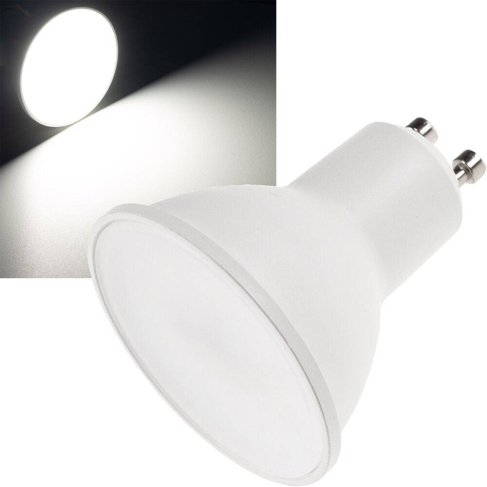ChiliTec 23877 LED Strahler GU10 "W90" 4107k, 906lm, 230V-9W, 100°, neutralweiß