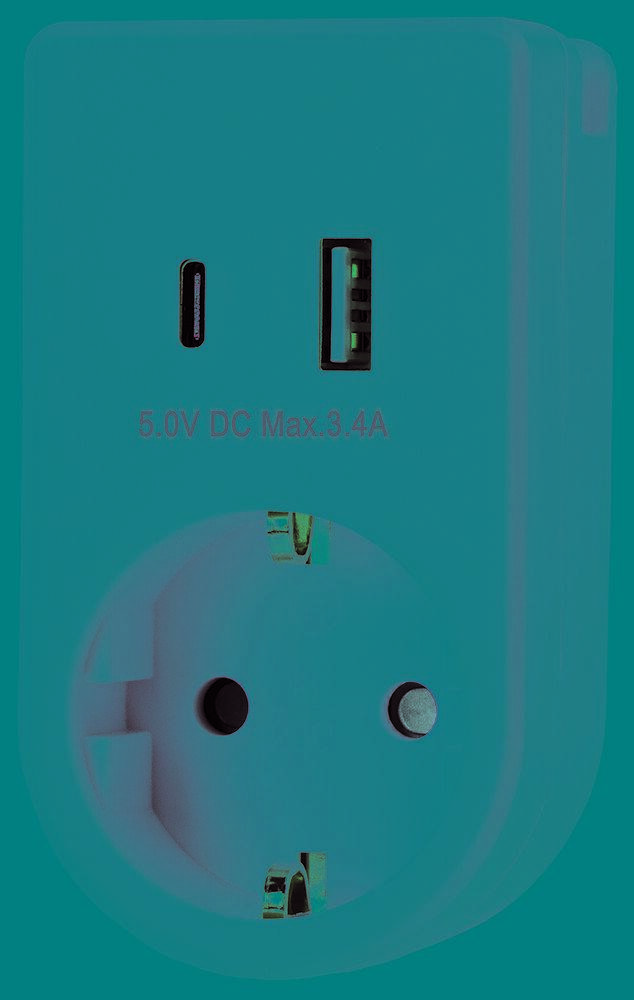 ChiliTec 23873 LED Filament-Lampe E27 50W "FHE-50" 7841lm, 2700K, warmweiß, ØxH 9x24cm