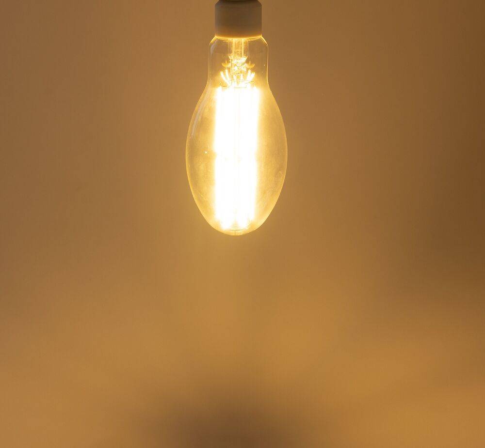 ChiliTec 23872 LED Filament-Lampe E27 30W "FHE-30" 4575lm, 2700K, warmweiß, ØxH 9x24cm