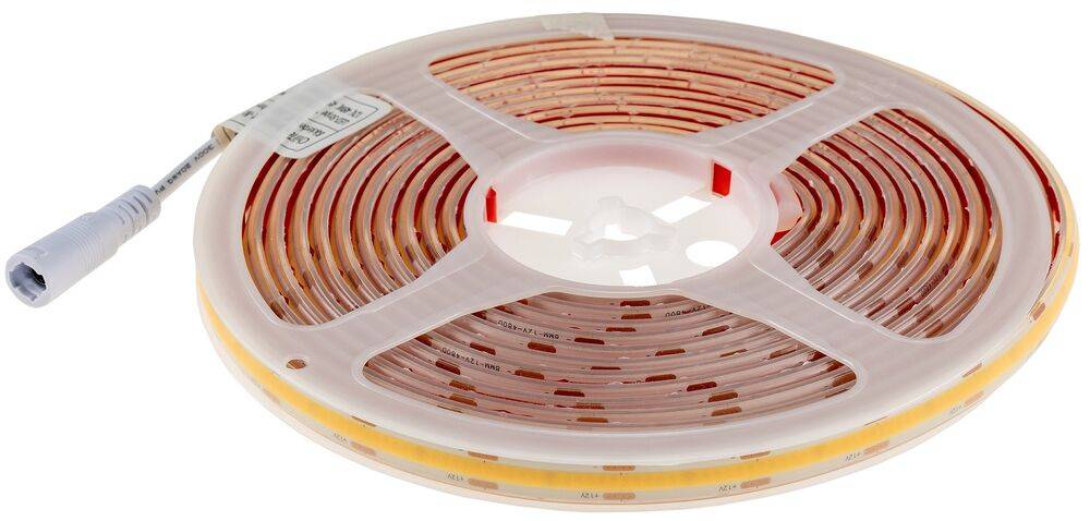 ChiliTec 23901 LED-Stripe "CLS-COB V2" 5m, warmweiß 12V, 48W, 4543 Lumen