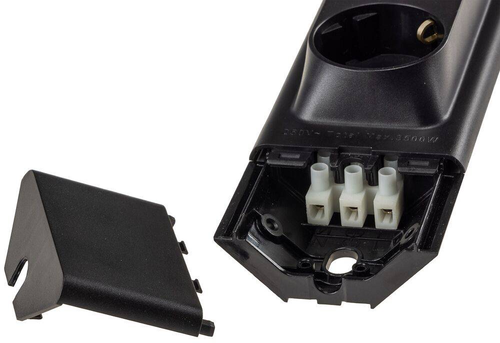 ChiliTec 23909 LED Unterbauleuchte "Arusha" schwarz USB A+C PD, 60cm, Licht warmweiß