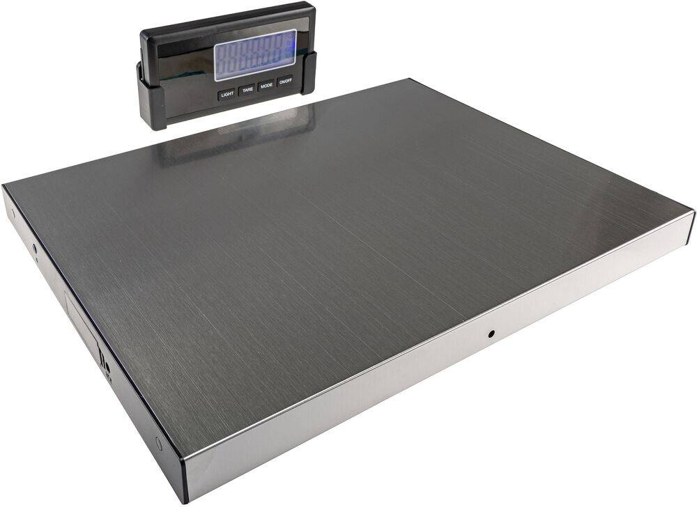 ChiliTec 23914 Paketwaage - Versandwaage "CT PW-100rf" 0,1-100kg, ±10g,38x30cm Edelstahl Platte