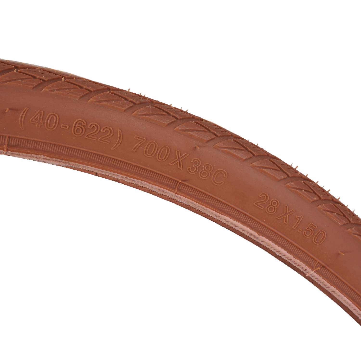 Fahrrad-Reifen Braun Retro Style 28" 40-622