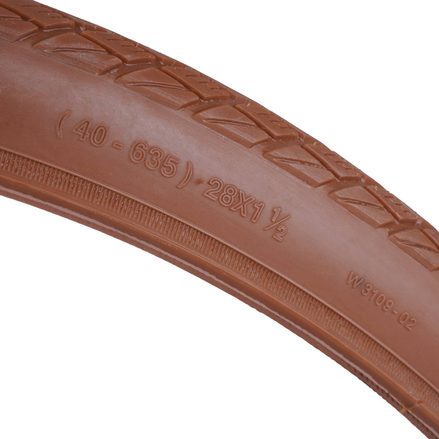 Fahrrad-Reifen Braun Retro Style 28" 40-635