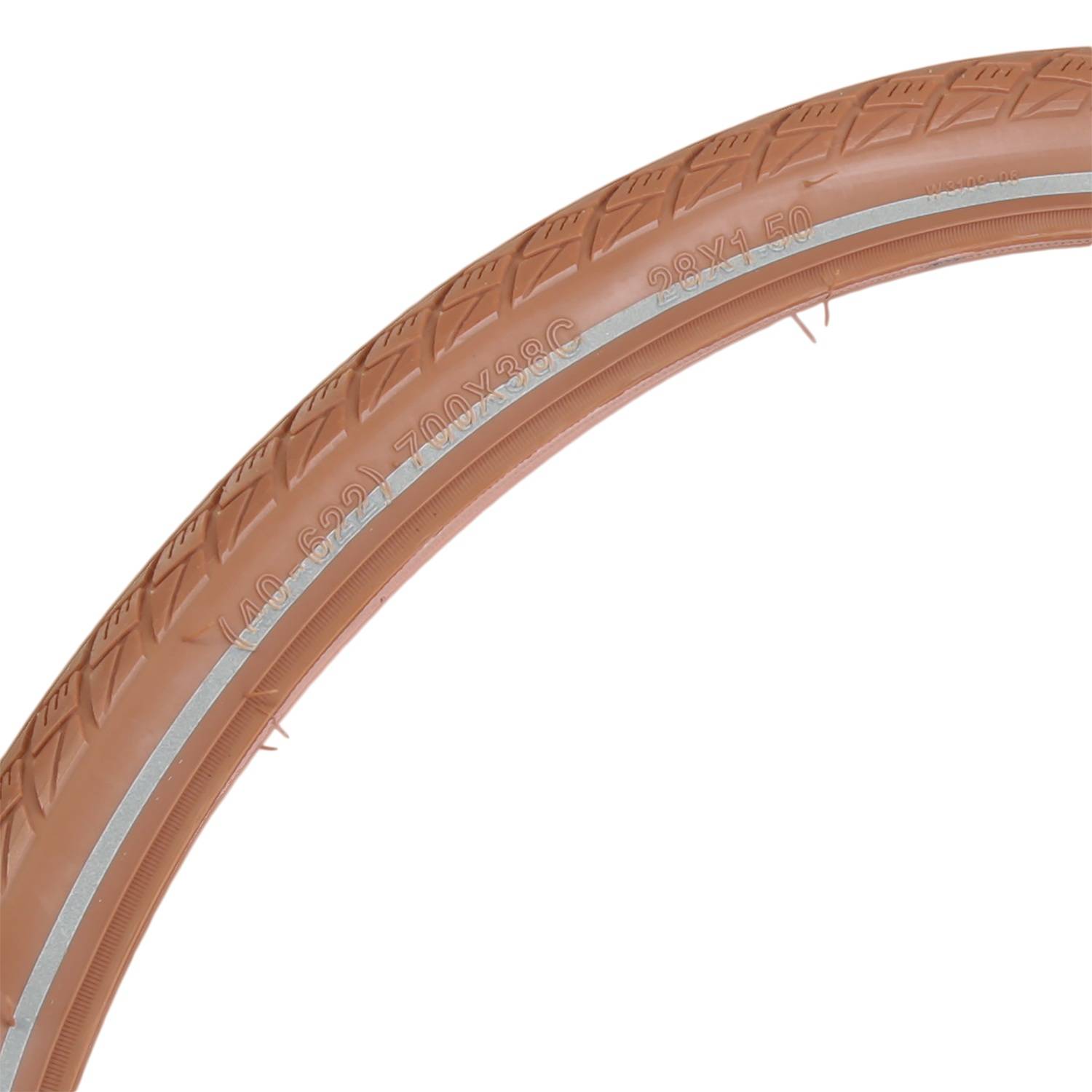 Fahrrad-Reifen Braun Retro Style 28" 40-622 Pannensicher