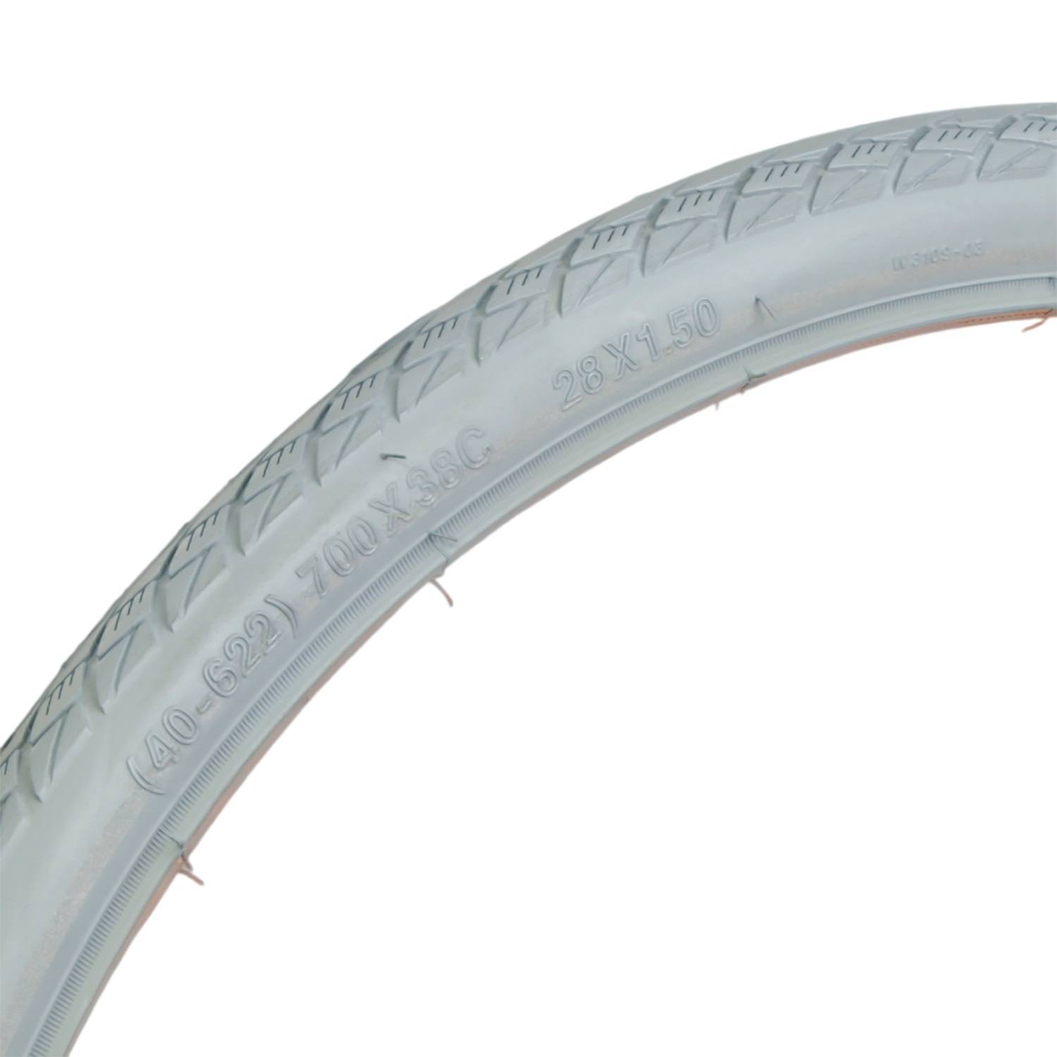 Fahrrad-Reifen Grau Retro Style 28" 40-622 Pannensicher