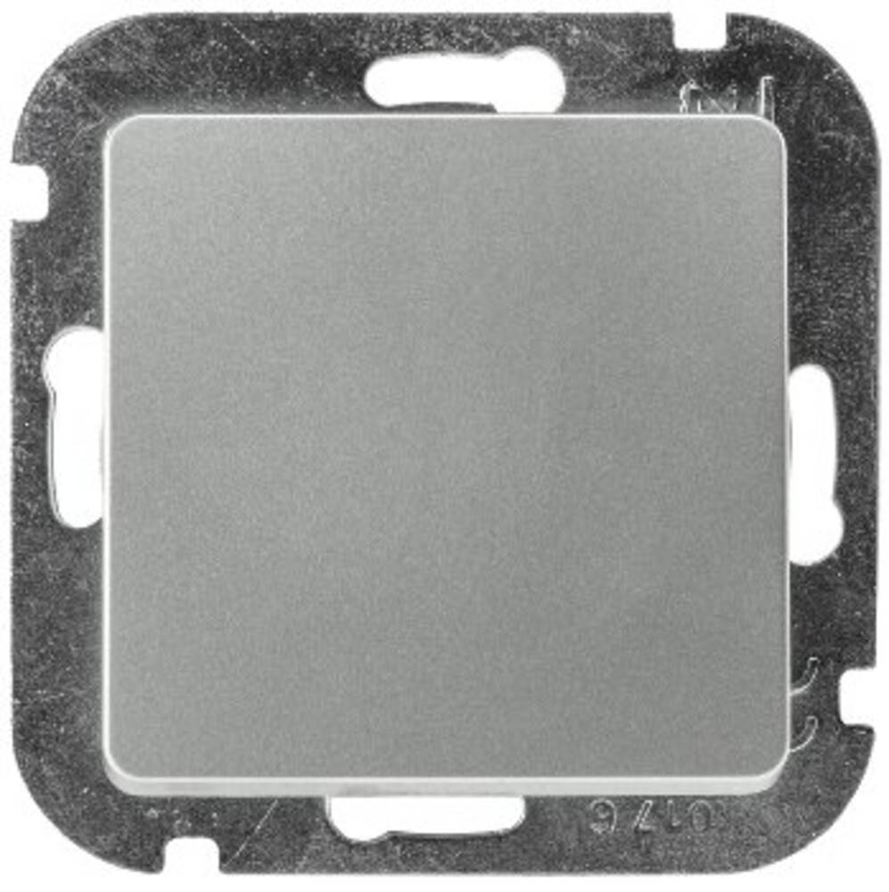 ChiliTec 23035 DELPHI Wechsel-Schalter, UP, silber 250V~/ 10A, Steckanschluss, ohne Rahmen