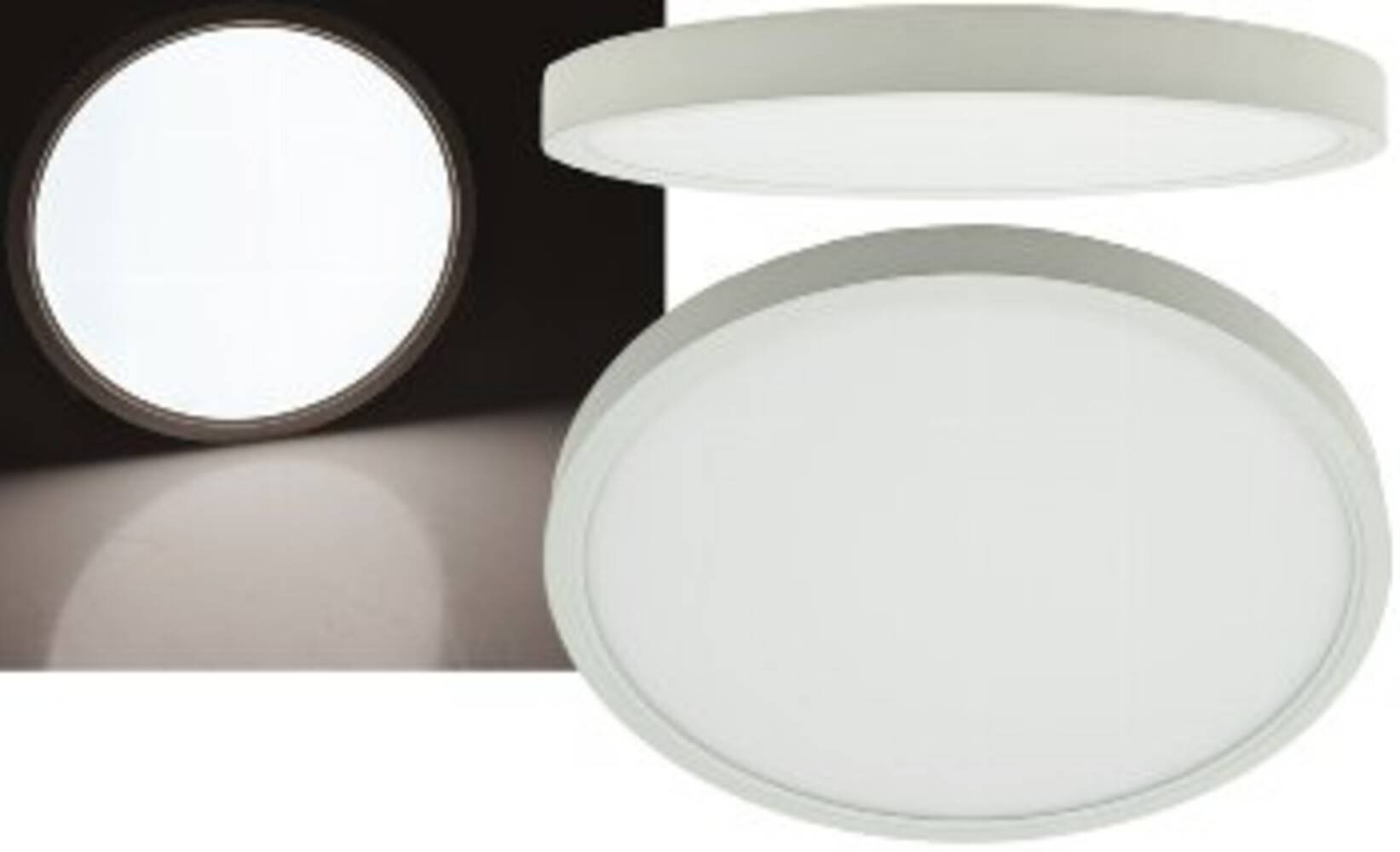 ChiliTec 22707 LED Deckenleuchte "Santano 24n" Ø 30cm, 24W, 2350lm, 4200K neutralweiß