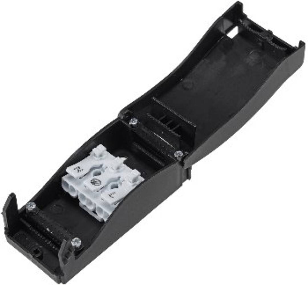 ChiliTec 23127 Lüsterklemme mit Gehäuse, 3-polig 0,75-2,5mm², 16A, mit Zugentlastung