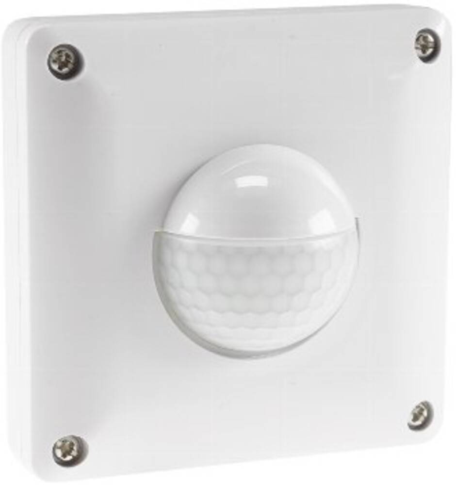 ChiliTec 23337 Unterputz PIR-Bewegungsmelder 190°- IP65 2 & 3 - Draht Technik, weiß