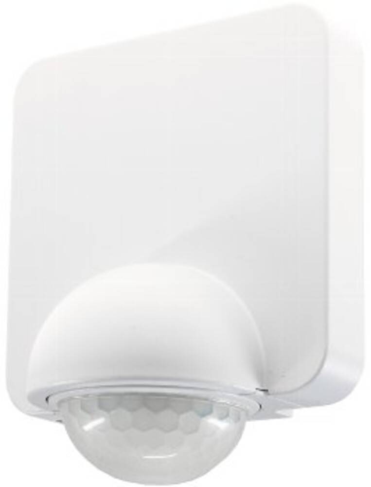 ChiliTec 23389 Aufputz-Bewegungsmelder "CBM 65" 360°, max. 10m Detektion, IP65, weiß