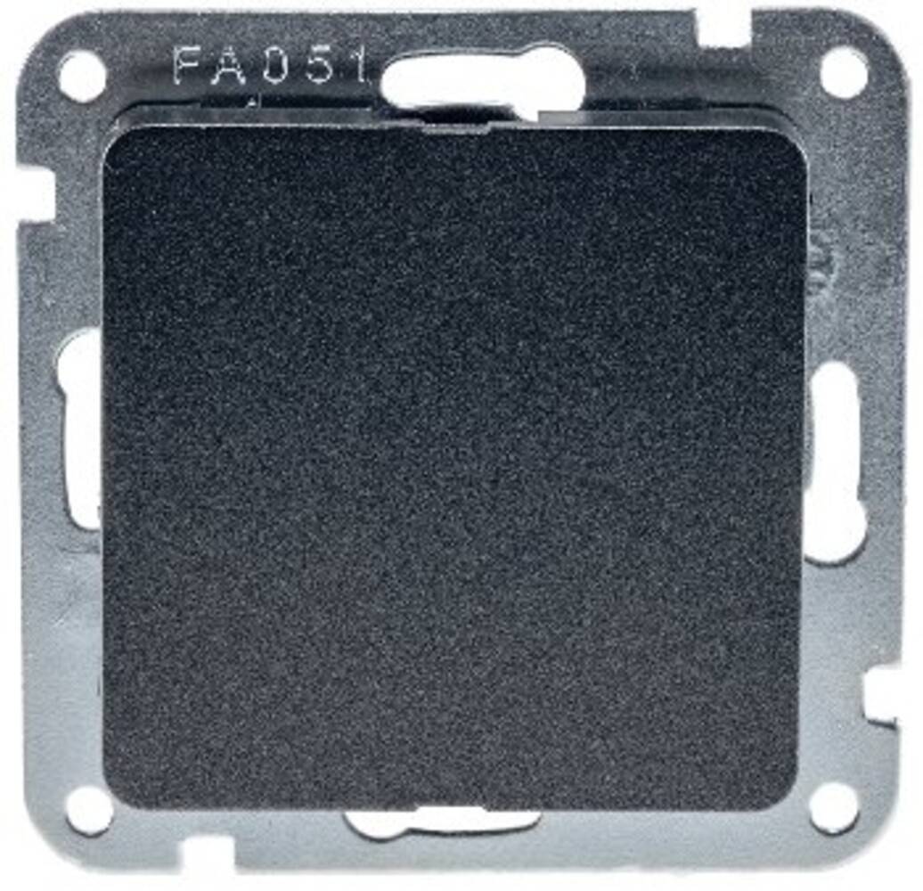 ChiliTec 23554 MILOS Blind-Abdeckung/ Blende, Anthrazit