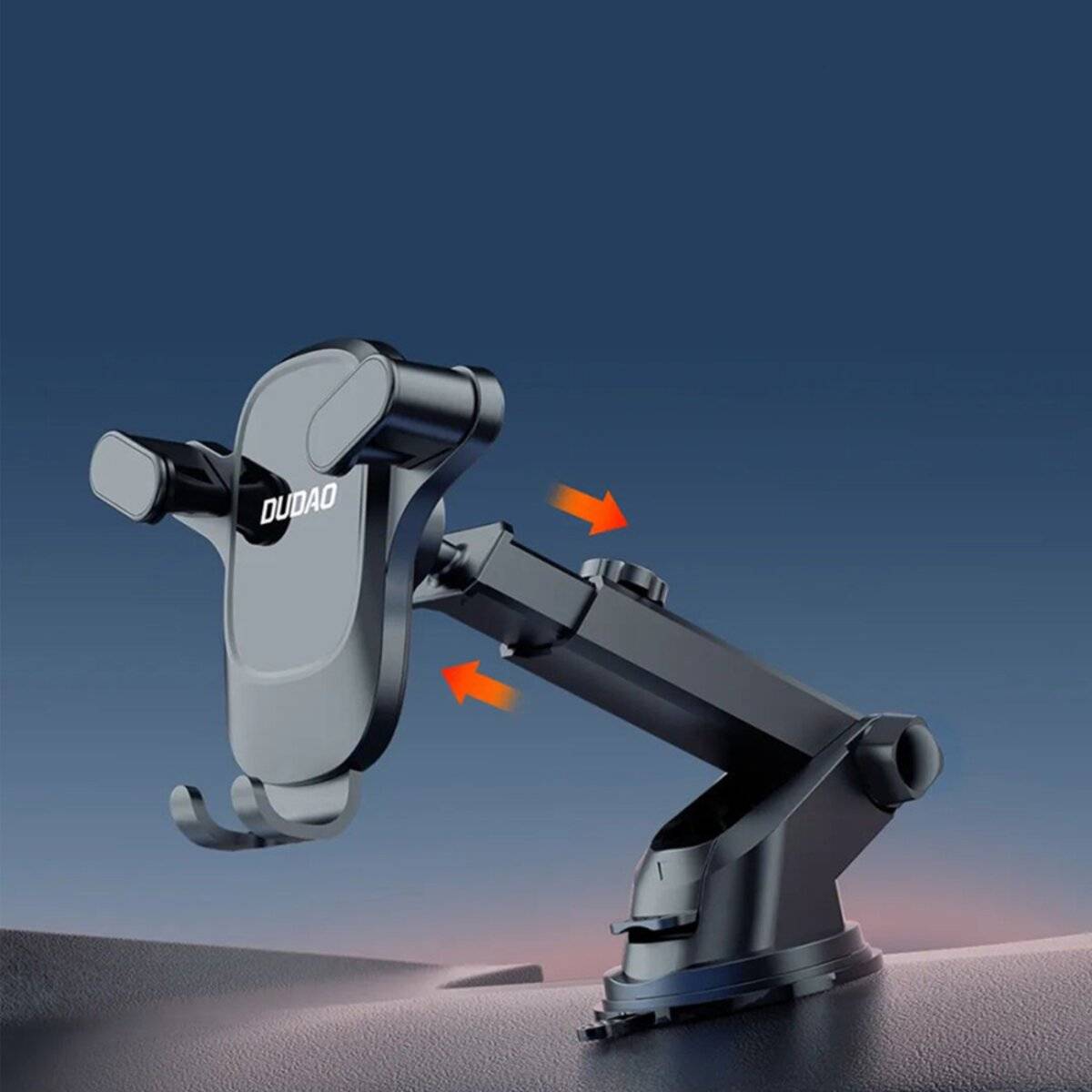 Dudao F5Pro Autotelefonhalter für Cockpit und Windschutzscheibe Schwarz