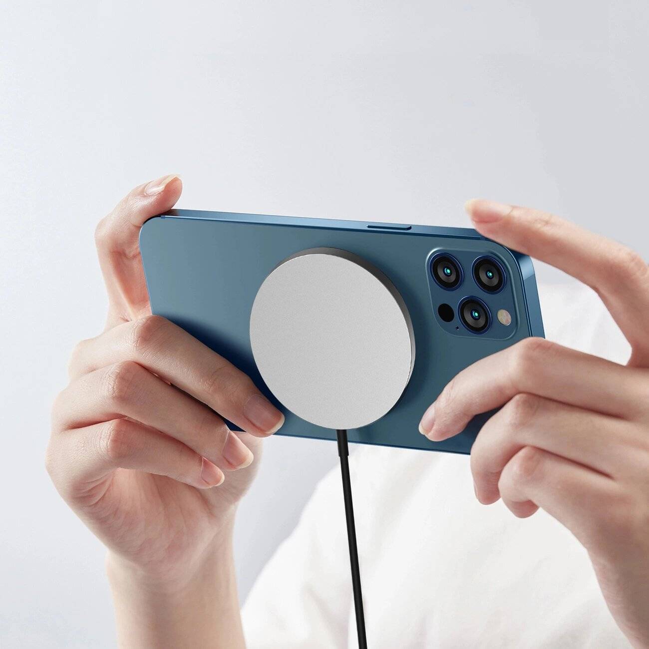 Dudao MagSafe 15W Induktionsladegerät - Schwarz