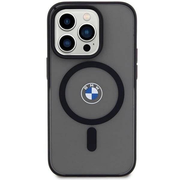 Hülle BMW BMHMP14LDSLK iPhone 14 Pro 6,1" schwarz/schwarz Hardcase Signature MagSafe